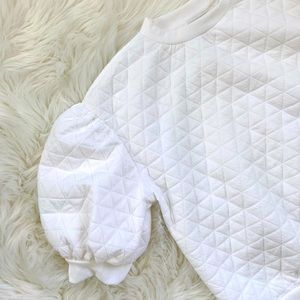 A New Day puff sleeve sweatshirt, size xs